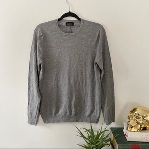 Zara Men. Grey crewneck sweater, new with tags!